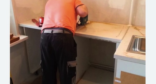 Сборка кухонного гарнитура. Орёл